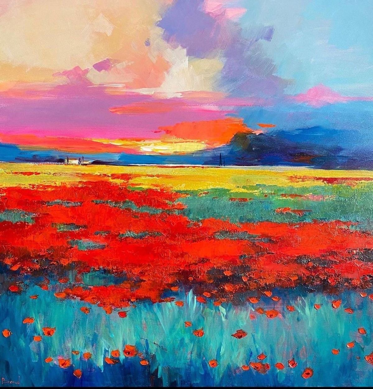 Colourful Just-for-Fun Impasto